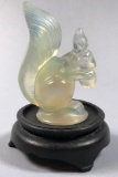 Sabino French Opalescent Art Glass Squirrel