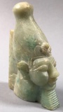Carved Stone Osiris Figurine