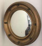 Metal Framed Vintage Porthole Mirror