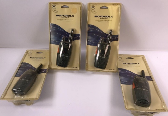 (4) Motorola Two-way Radios