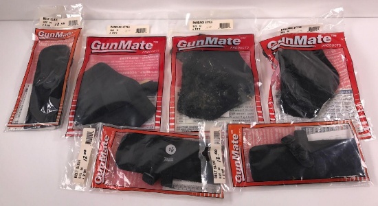 (6) GunMate Belt Holsters