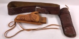 Leather Holster with Belt Plus