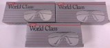 (3) Tasco World Class Shooting Glasses
