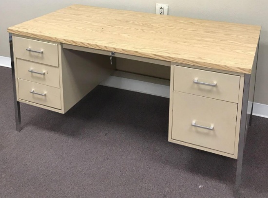 HON Desk with Lock (LPO)