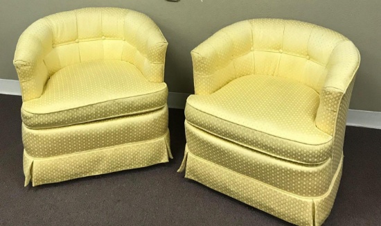 (2) Drexel Swivel Chairs (LPO)