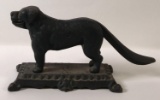 Cast Iron Dog Figural Nut Cracker