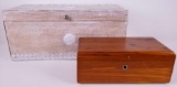 (2) Wooden Boxes