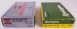 (2) Boxes of assorted 12 gauge shotgun shell Ammo