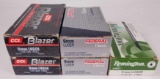 (5) Assorted boxes of 9mm Luger Ammo