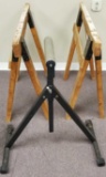 (1) Rockler Roller Stand & (2) Sawhorses (LPO)