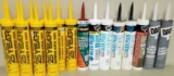 (18) Assorted Caulks