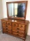 Maple Dresser with Mirror (LPO)