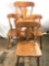 (4) Wood Dining Chairs (LPO)