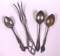 (3) Sterling Silver Spoons and (1) Sterling Silver Fork