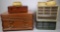 (2) Jewelry Boxes, (3) Bakelite Powder Boxes and more