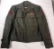 WWII Era USMC Short Green Wool Uniform Coat