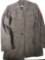 WWII Era USMC Long Green Wool Uniform Coat