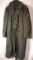 WWII Era USMC Trench Green Wool Uniform Coat