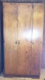 3-Door Handcrafted Wood Wardrobe (LPO)