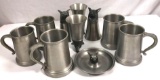 Assorted International Pewter Lot - 10 pieces