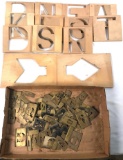 Wood and Brass Stencils