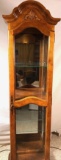 Pecan Curio Cabinet (LPO)