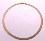 10k Gold Herringbone Necklace