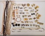 Large Lot of Assorted Costume Jewelry:  Shells
