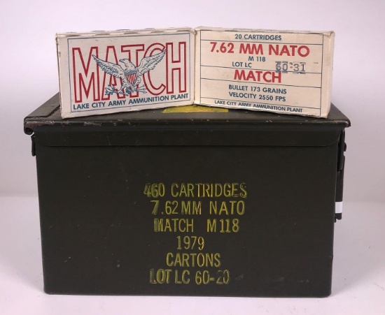 260 RDS 7.62 "White Box" NATO Match M118 Ammunition