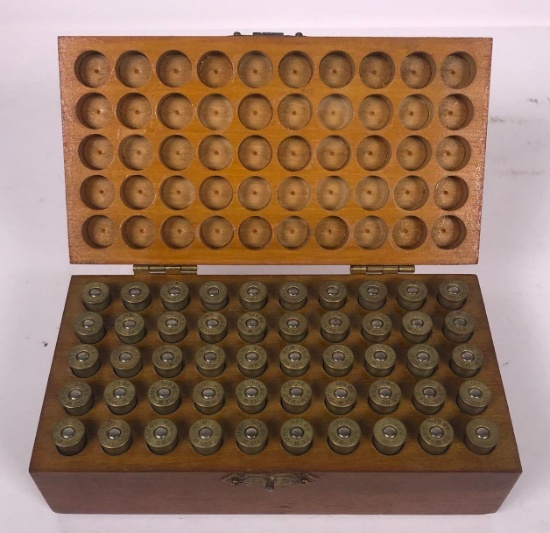 50 RDS S&W Special Ammunition Von Lengerke & Antoine Collectible Wooden Box