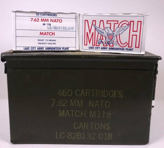 460 RDS 7.62 "White Box" NATO Match M118 Ammunition