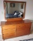 Mid-century Modern Dresser with Mirror by Mengel Furniture (LPO) - Matches Lots 96-98