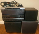 Onkyo AV Receiver, Speaker & Dock (3) Subwoofers, Sony DVD/CD player, and more** (LPO)