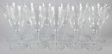 (11) Crystal Goblets with Swirl Pattern (LPO)