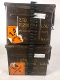 (2) Ammo Cans with Links