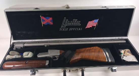 Ljutic Olympic Mono Gun "Dixie Special"; 12 Gauge Shotgun and Case