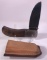 Bob Levine Maker Folding Bushcraft Knife with Sheath
