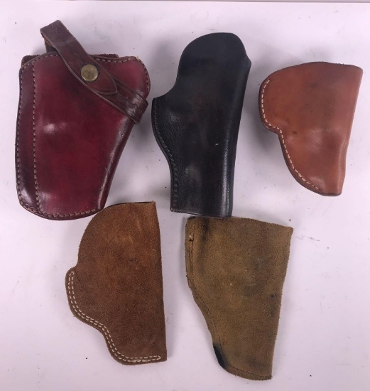 (5) Leather Right Handed Holsters