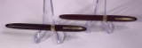 (2) Sheaffer Snorkel 14K Nib Fountain Pens