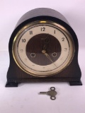 Smiths Enfield Chiming Mantle Clock with Key