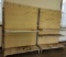 (2) Dixie Craft Shelf Units With Pegboard (LPO)