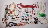 Lot of Necklaces, Earrings, and Bracelets