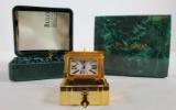 Bulova Miniature Treasure Chest Clock