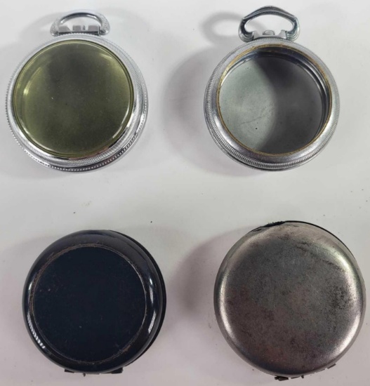 (4) Pocket Watch Cases