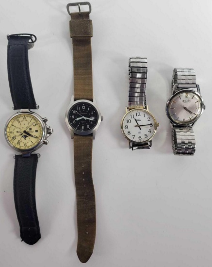 (4) Men's Wrist Watches