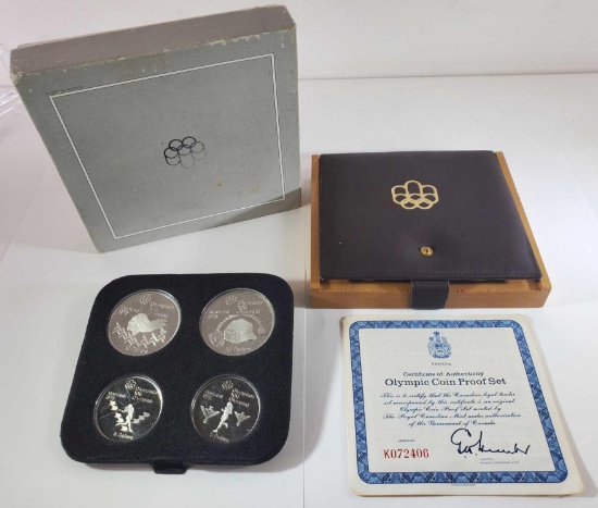Silver Olympic Coin Proof Set Canada 1976