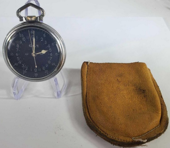Hamilton G.C.T. 24 Hour Pocket Watch