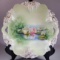 R S Prussia Water Lily Handled Plate