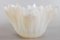 Fostoria Heirloom White Opalescent Hankie Bowl