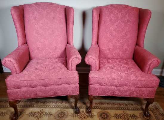 (2) Wing Back Chairs (LPO)